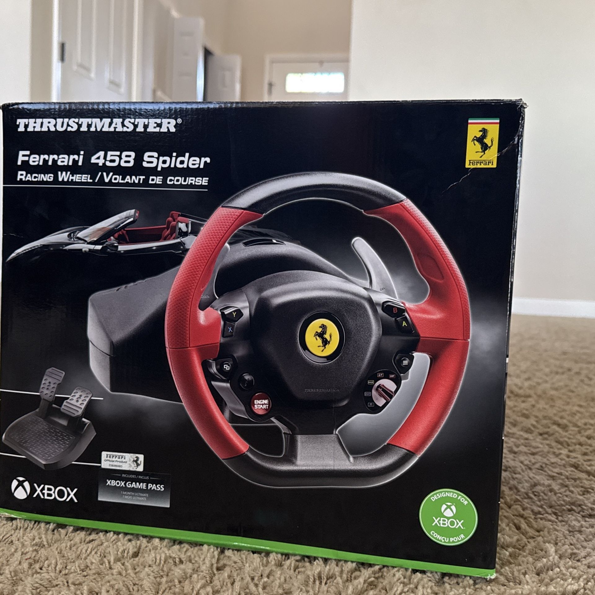 Xbox Thrustmaster 458 Ferrari Spider