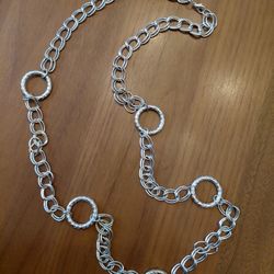 Long Silver Chain