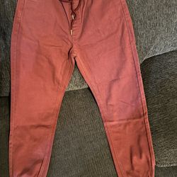 Jogger Jean Burgundy 