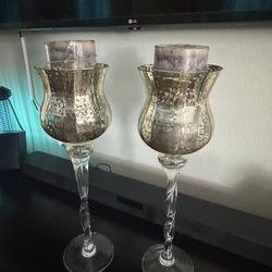 Lindos Candelabros De Cristal 16 Inches 