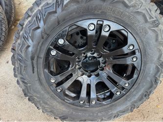 4 rim and tire for tundra