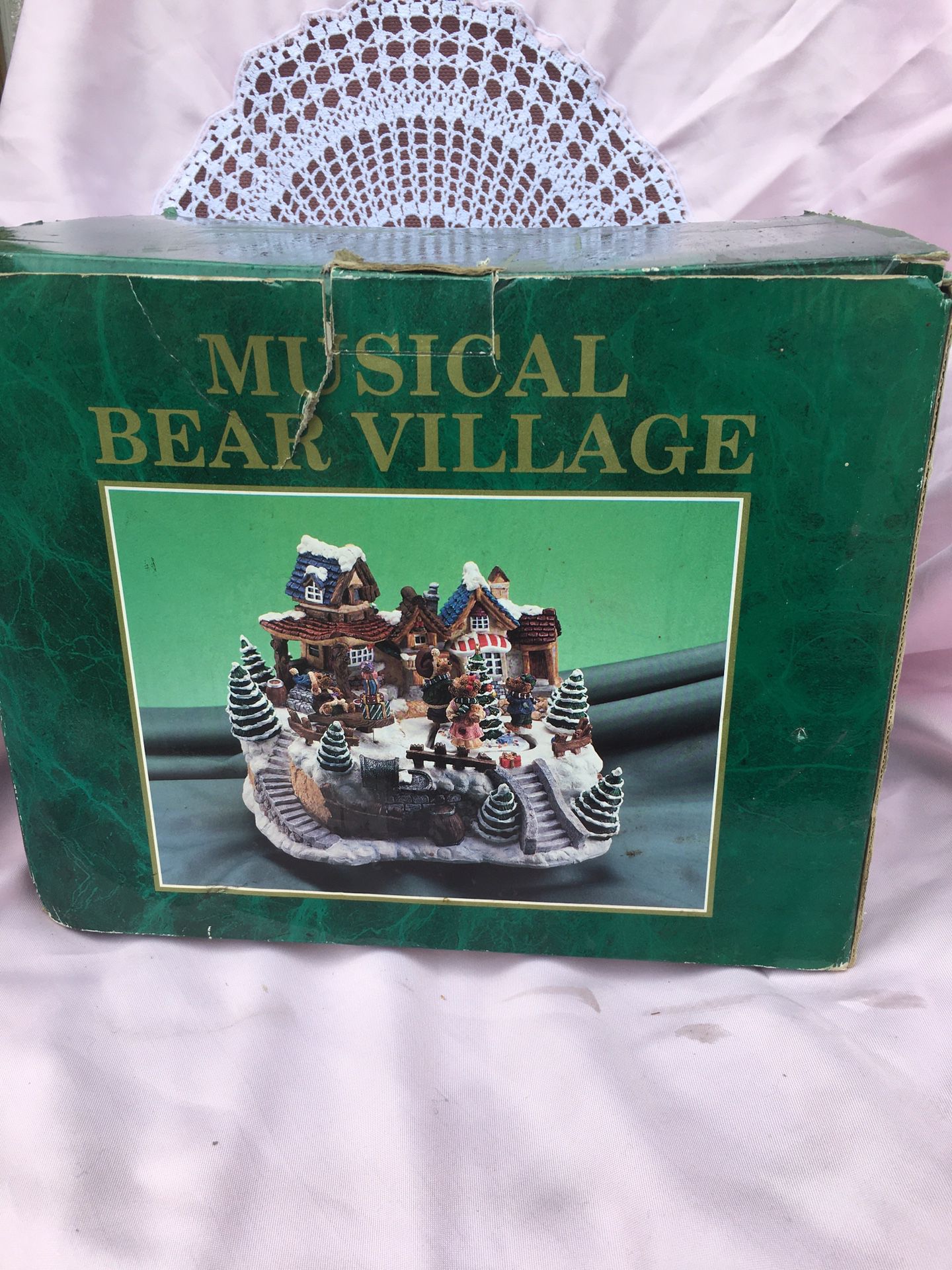 Christmas Musical Bear village