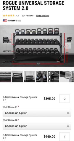 Rogue 3 Tier Universal Storage System 2.0