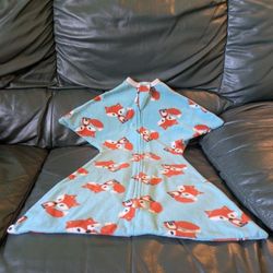 Zipadee-Zip Fleece Foxes Small Transition Away From Swaddle 