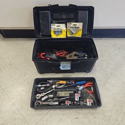 Tool Box With Miscellaneous Tools I-8142