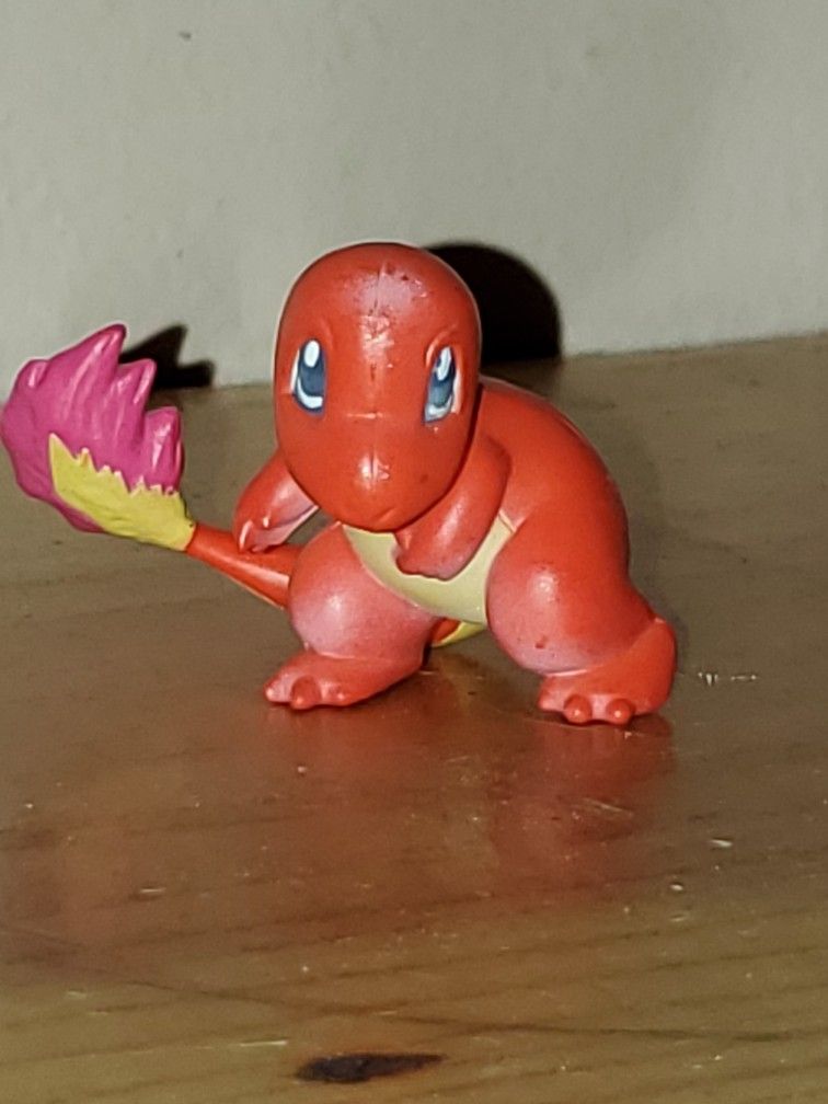 Pokemon Charmander 1.5" Figure By TOMY! Excellent Condition!