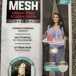 Magic Mesh Hands-free Screen Door