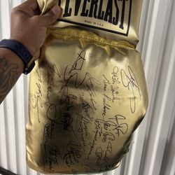 Autograph boxing glove