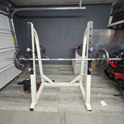 Bench Press Rack And Weight