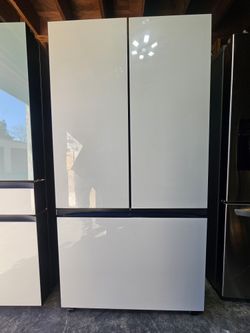 REFRIGERATOR  SAMSUNG WHITE  FRENCH  DOOR OPEN BOX 