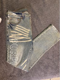 Purple jeans