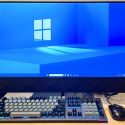 2022 HP Pavilion 27-d0072 27” AIO Touchscreen B&O Sound 8-Core i7-10700T 2GHz 16GB RAM 512GB SSD Win11Pro Office24