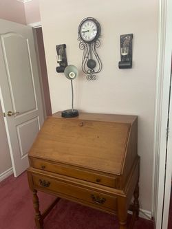 Antique Dropdown Desk (solid wood)