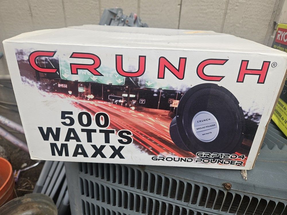 Crunch Subwoofer NEW