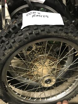 2000 SUZUKI RM125 RM 125 wheels front rear 19” 21”