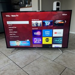 50 Inch 4K Roku TCL Smart TV