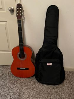 Guitar with case