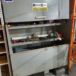 Used job site tool box .
