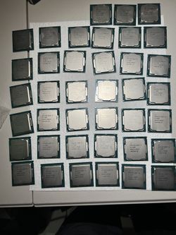 Lot of 38 Intel Core i5 CPUs 6th–10th Gen i5-9500 8500 8400 7500T 6500T Tested