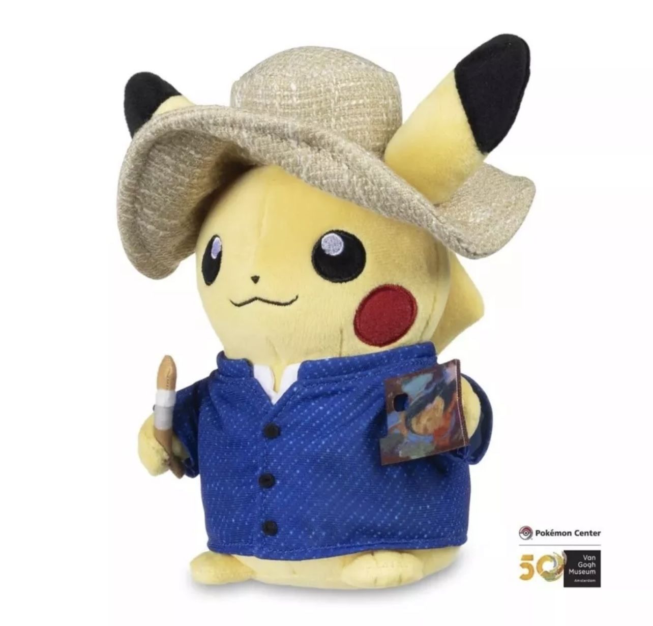 Pokémon Center x Van Gogh Museum Pikachu Plush