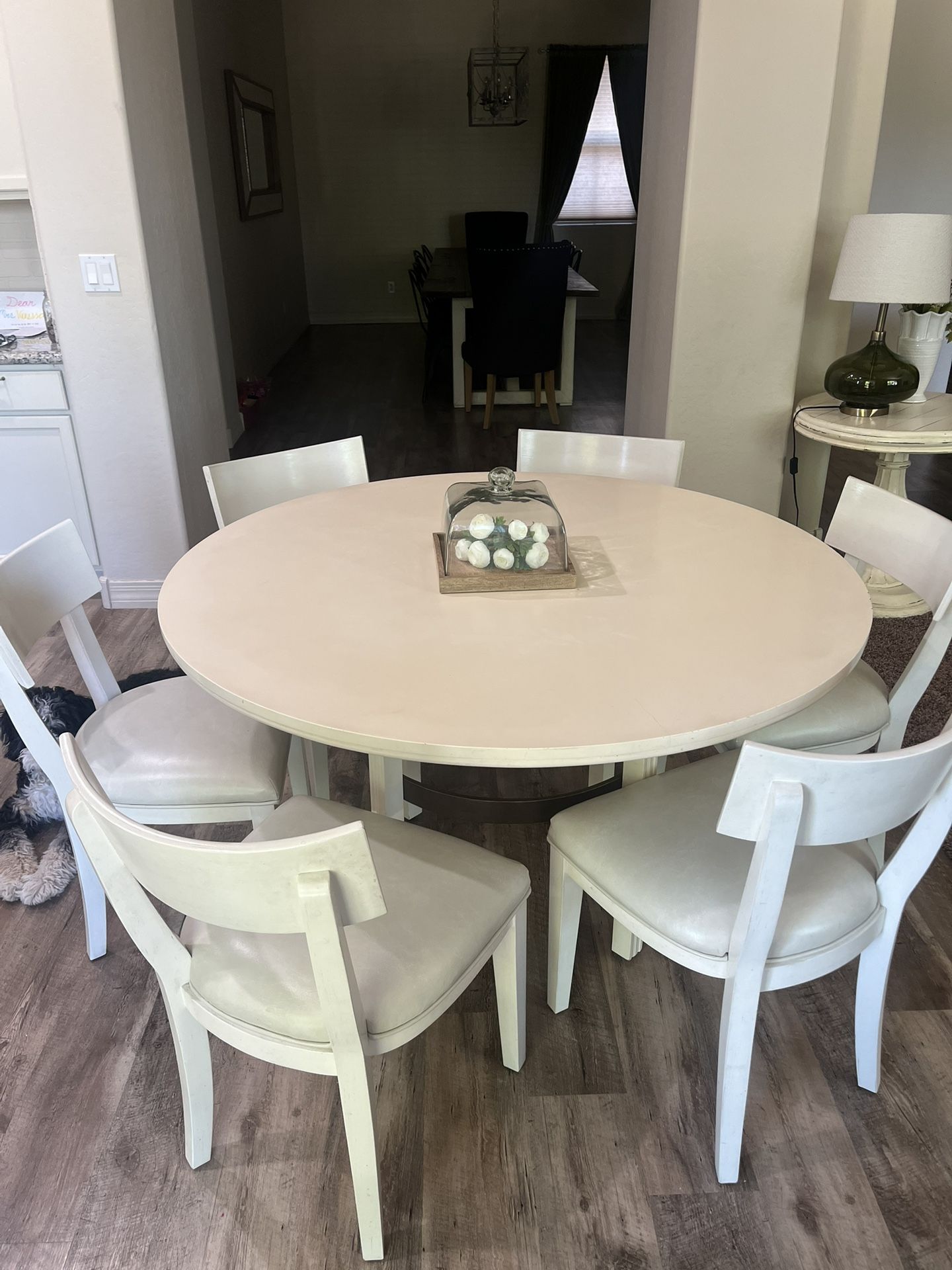 60” Table With 6 Chairs