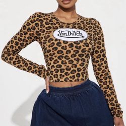 von dutch cropped long sleeve 