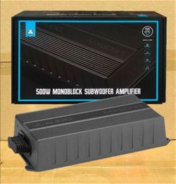 Marine Water Resistant Compact Amplifier 1000 Watts Max IPX7 Mono Subwoofer Amp JL Audio MX500/1 🚨 No Credit Needed 🚨 Payment Options Available 🚨