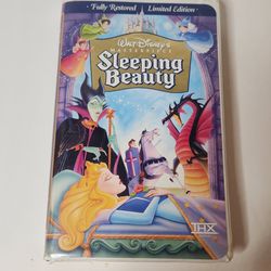 Walt Disney's Sleeping Beauty VHS Fully Restored, Limited Edition. Black Diamond