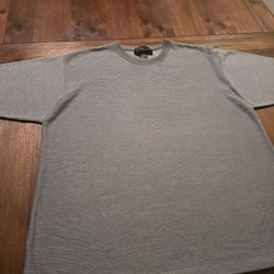 August Silk Men Shirt Size Large 