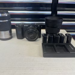Sony A6400 Camera W/ Extra Lens 