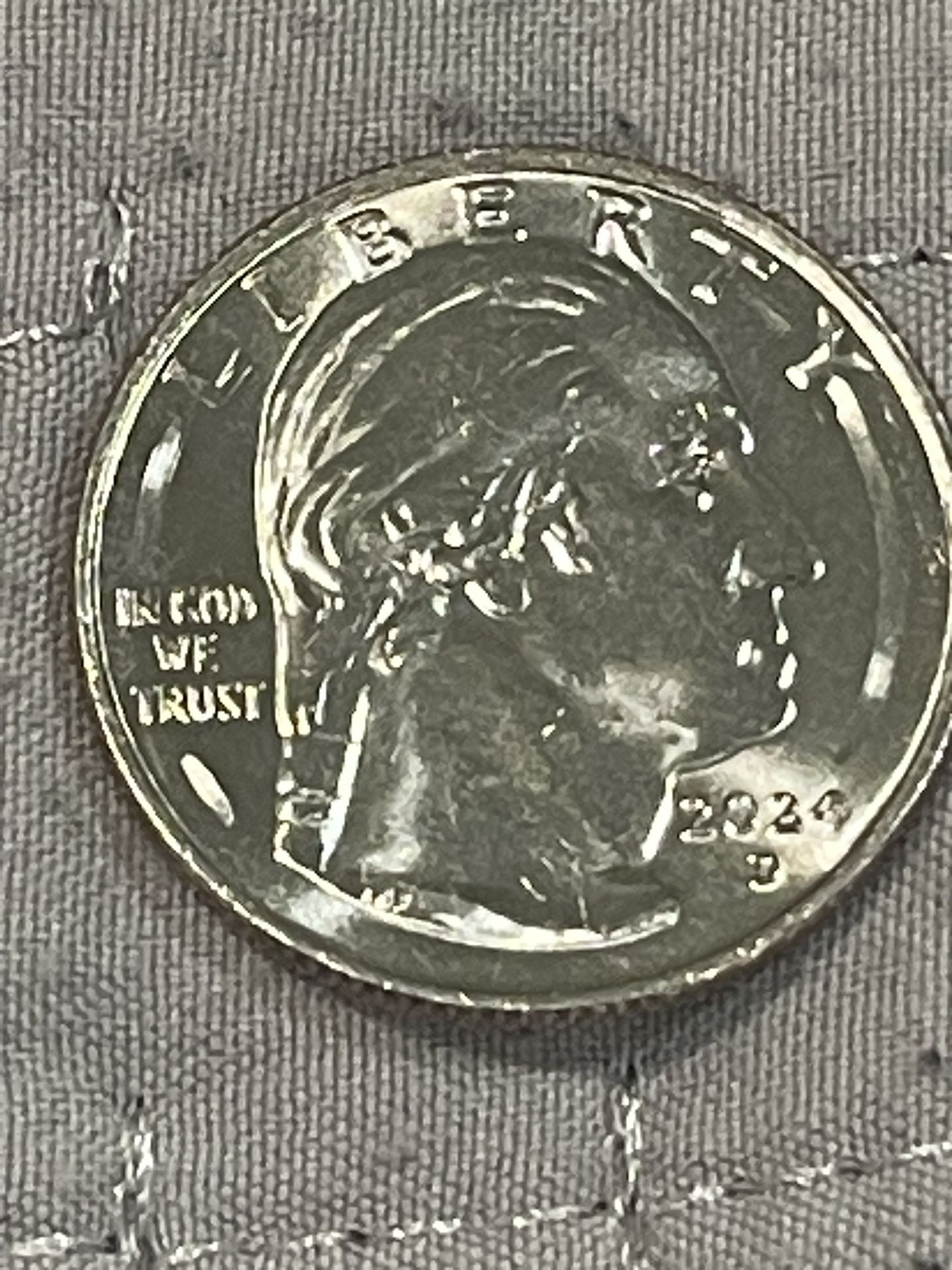 Error Coin USA Quarter 2024 D Stamp