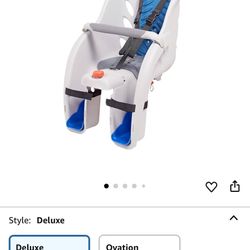 Schwinn Delux Child Bike Carrier Seats On Kid Ages 1+, Frame Mount,