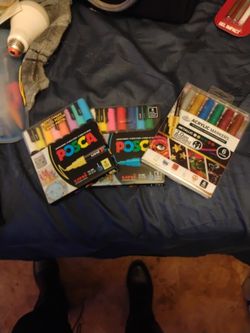 🎉🔥🔥POSCA AND Metallic ACRYLIC MARKERS 🎉🔥🔥