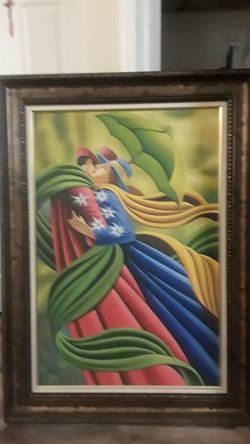 Wall art, approximately 44"×32".