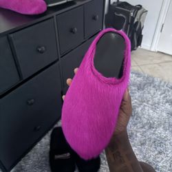 pink marni slides