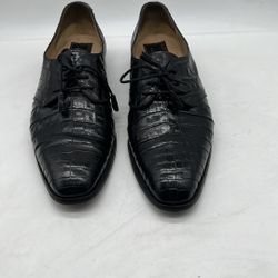 City Slicker Genuine Alligator 🐊 Leather Men Dress Shoe's Sz 9.5 M