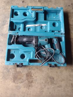 makita corded sawzall reciprocating saw with case