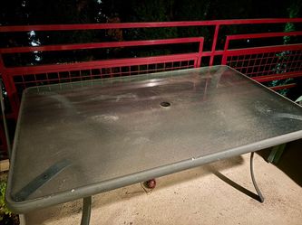 Free table and chairs with cushions x4