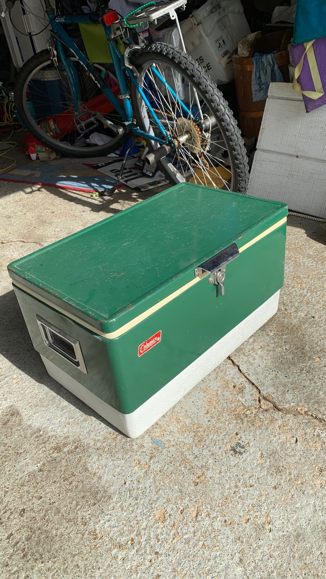 Coleman vintage cooler