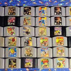 EVEN MORE Authentic Nintendo 64 N64 Games Tested Polished Pins Working PRICES POSTED