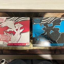 Pokemon White Flare And Black Bolt Elite Trainer Box Bundle