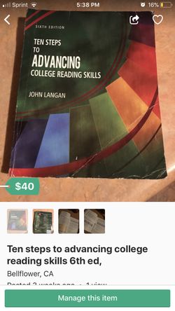 Reading book