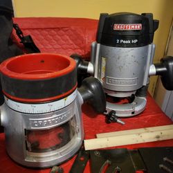 Craftsman  2 Peak HP Router Set