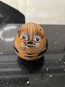 Handcrafted Peruvian Dyed Tiger or Cat Design