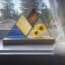 Pressed Flower And Stained Glass