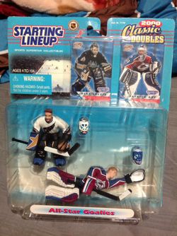 STARTING LINEUP CLASSIC DOUBLES 2000, OLAF KOLZIN, PATRICK ROY