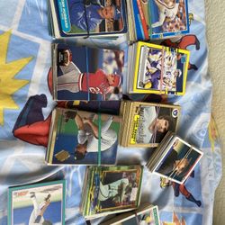 Football And Baseball Cards