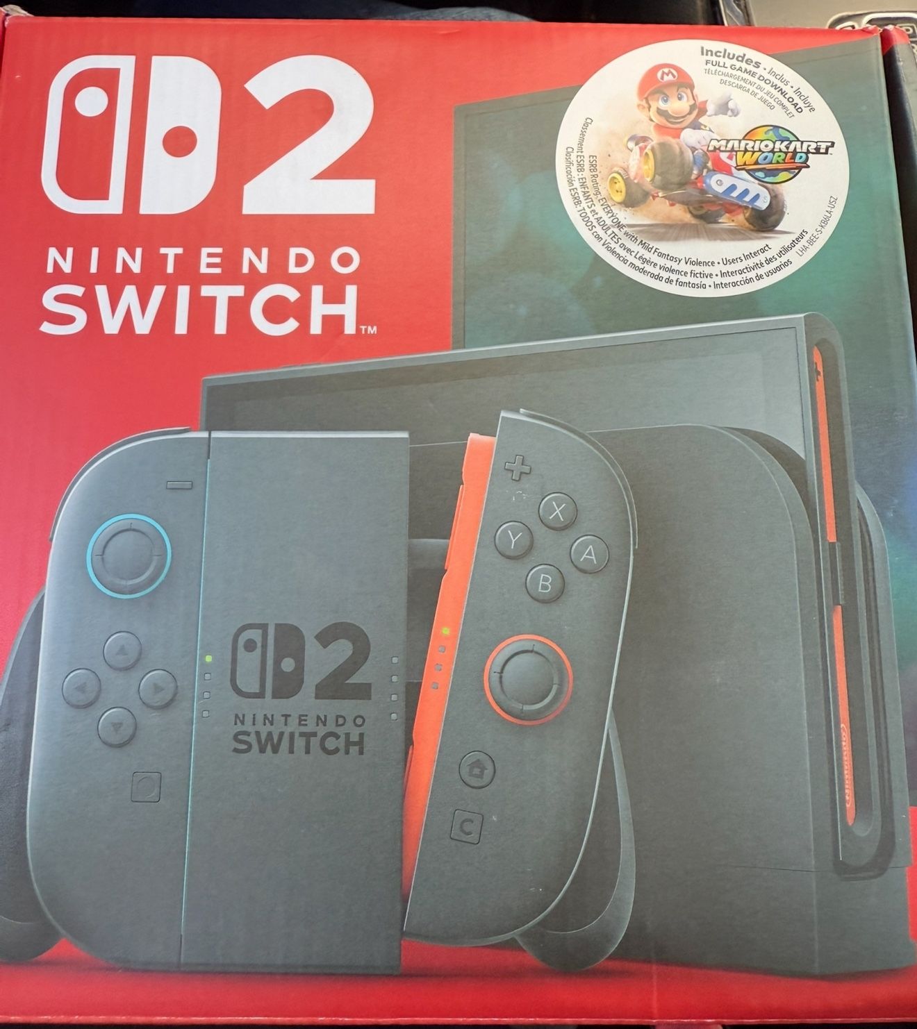 Nintendo Switch 2 Mario Bros Edition w/party jamboree Included