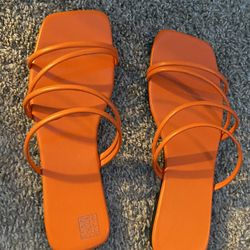 SHEIN ORANGE SANDALS