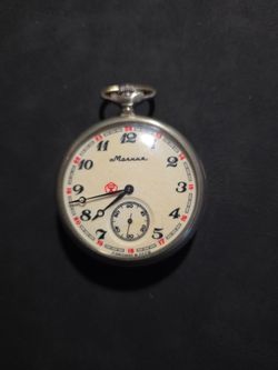 Molnija Soviet USSR Pocket Watch
